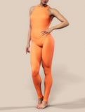 Carrot Orange Zentai-unitard-bootysculpted