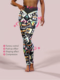 Cassette Tape Yoga Pants