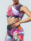 Cheerful Abstraction Sports Bra-Sports bra-bootysculpted