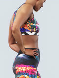 Cheerful Abstraction Sports Bra-Sports bra-bootysculpted