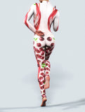 Cherry Cream Catsuit-unitard-bootysculpted