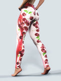 Cherry Cream Leggings-High waisted leggings-bootysculpted