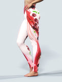 Cherry Cream Leggings-High waisted leggings-bootysculpted