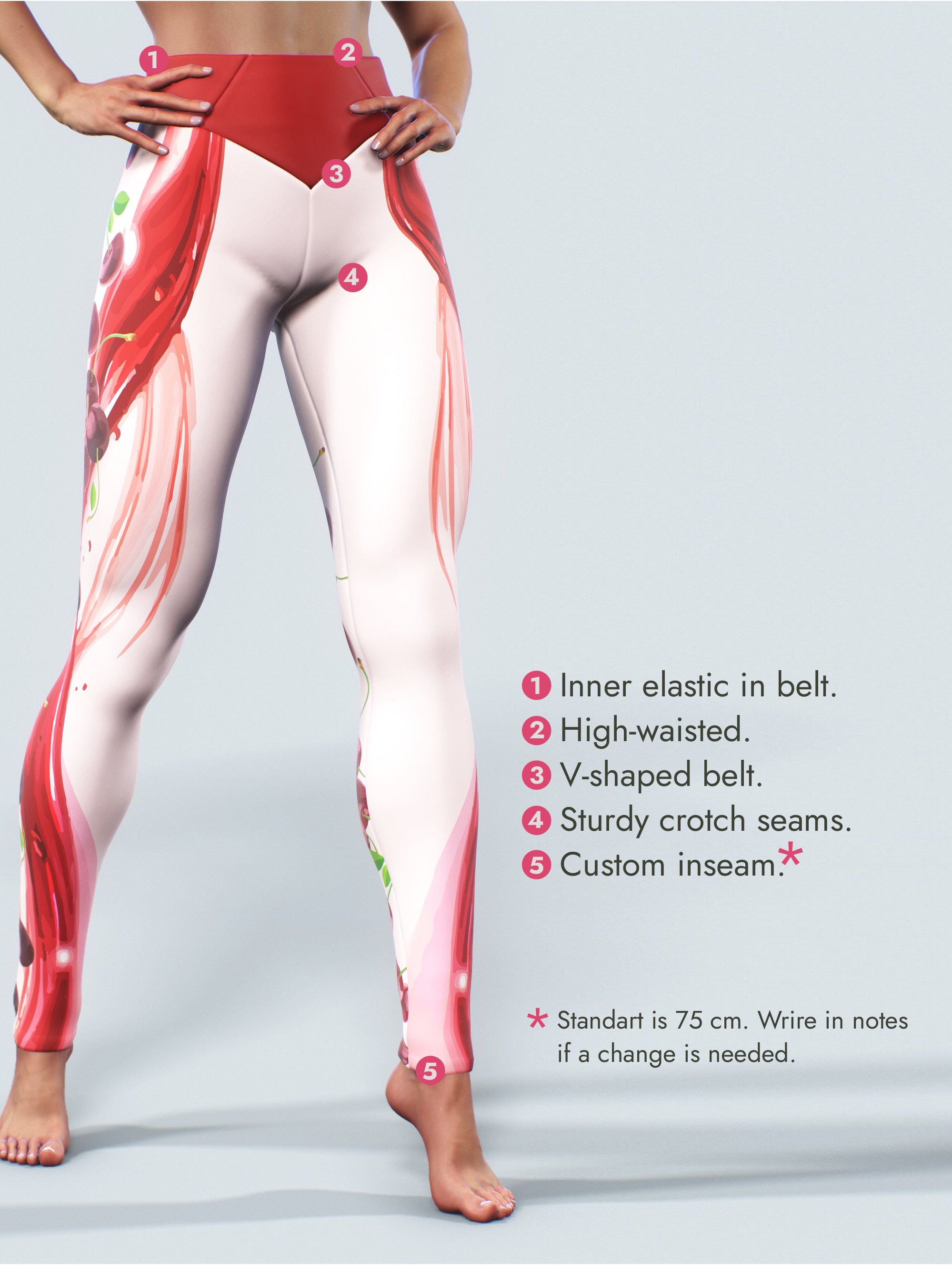Cherry Cream Leggings