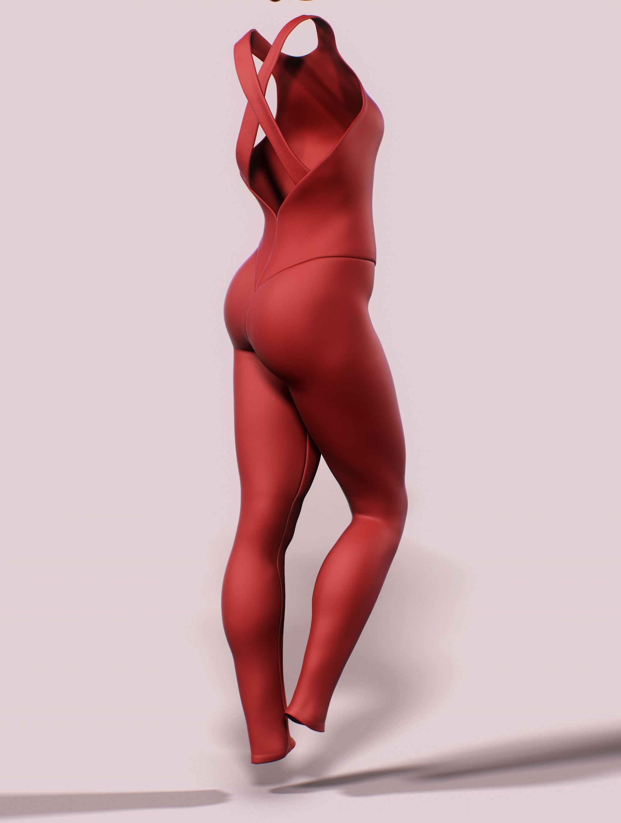 Cherry Red Bodysuit-unitard-bootysculpted