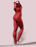 Cherry Red Bodysuit-unitard-bootysculpted