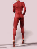 Cherry Red Catsuit-unitard-bootysculpted