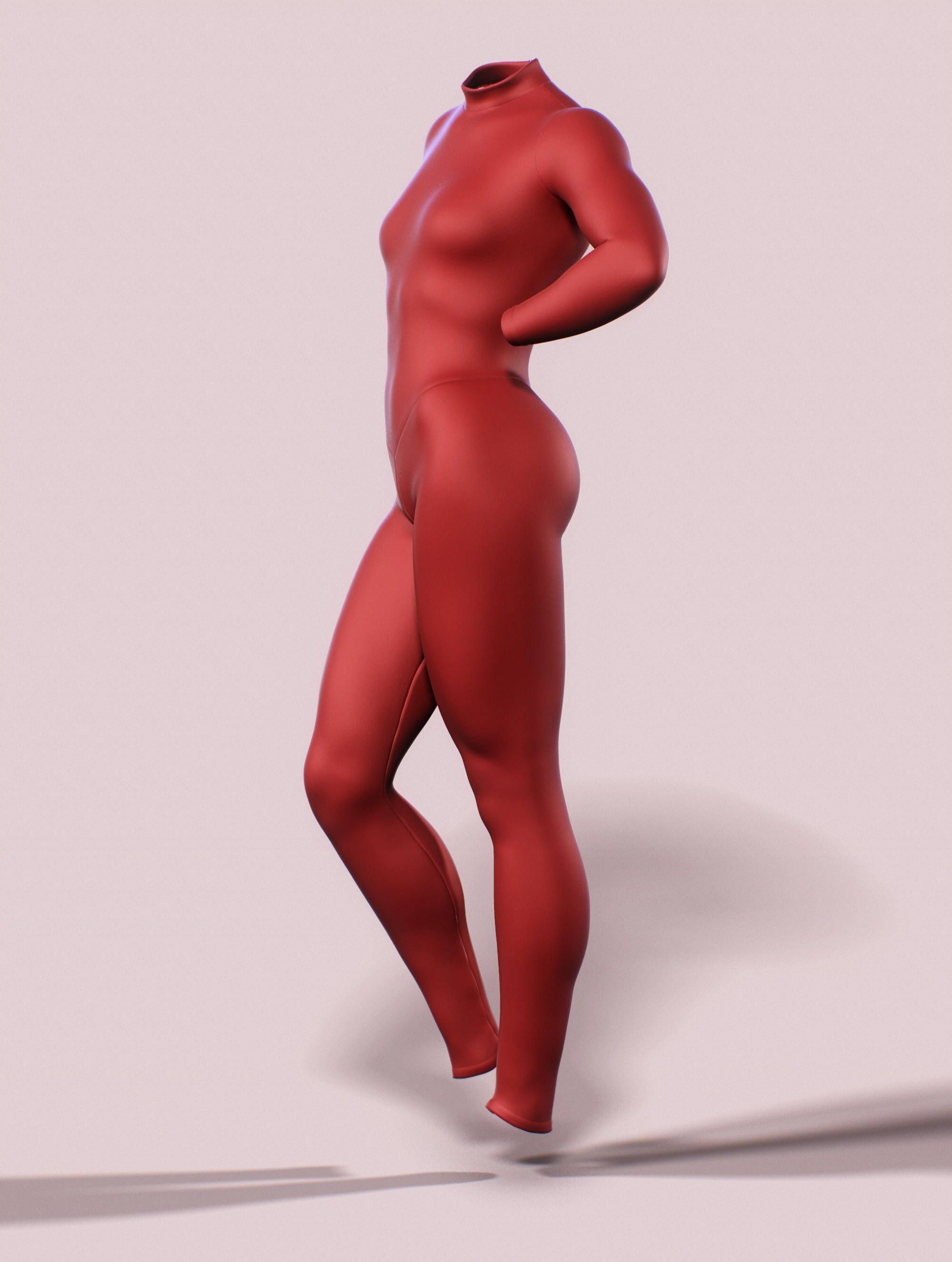 Cherry Red Catsuit-unitard-bootysculpted