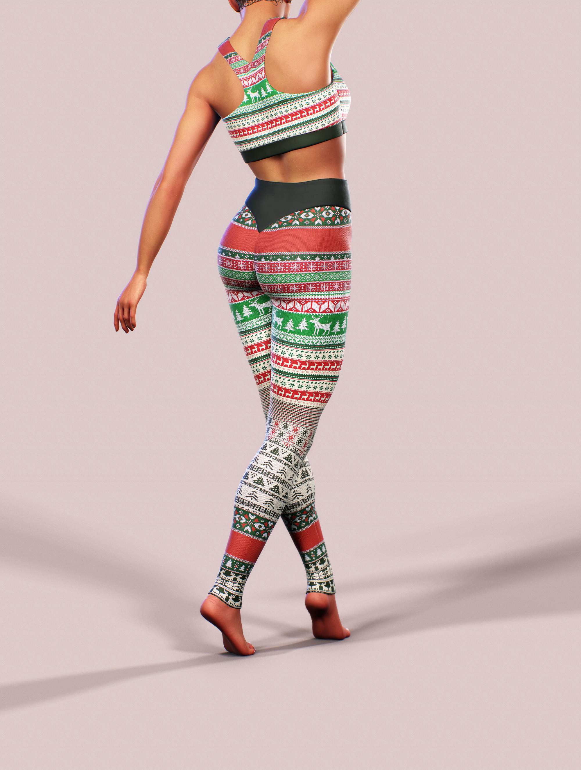 Christmas Jingle Activewear Set-Activewear Set-bootysculpted