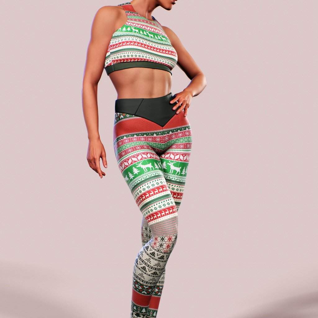 Christmas Jingle Sports Bra-Sports bra-bootysculpted