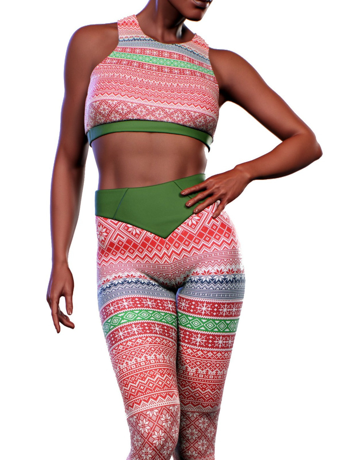 Christmas Jumper Activewear Set-Activewear Set-bootysculpted
