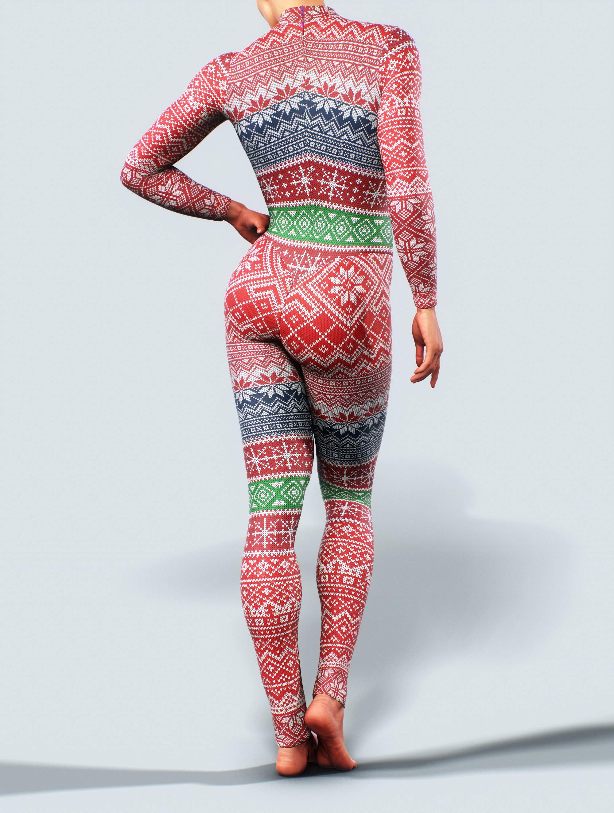 Christmas Sweater Unitard-unitard-bootysculpted