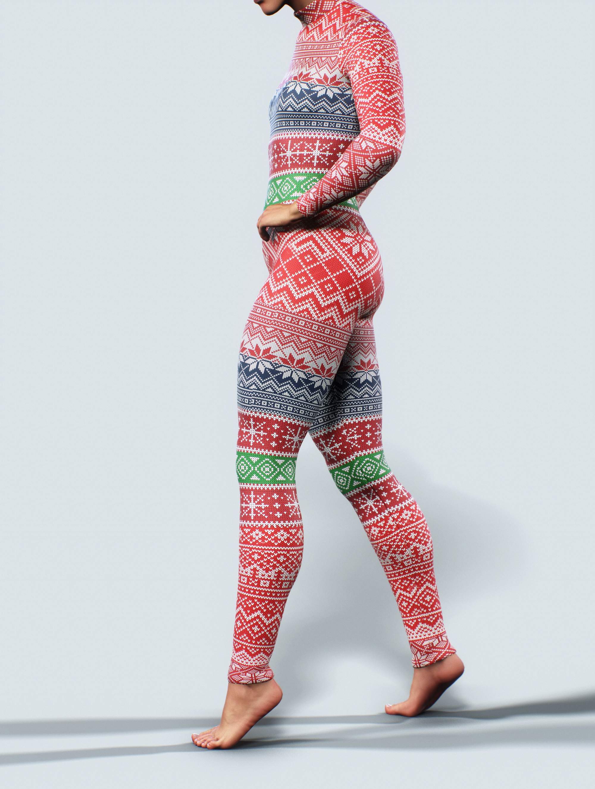 Christmas Sweater Unitard-unitard-bootysculpted