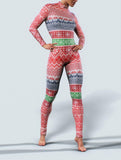 Christmas Sweater Unitard-unitard-bootysculpted