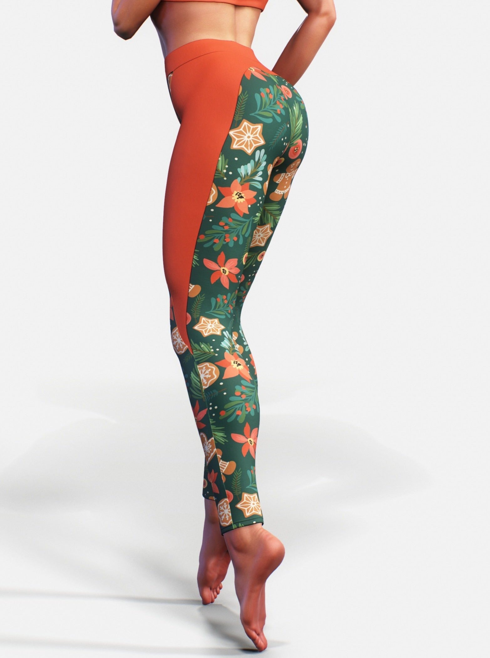 Christmas Tree Leggings-High waisted leggings-bootysculpted