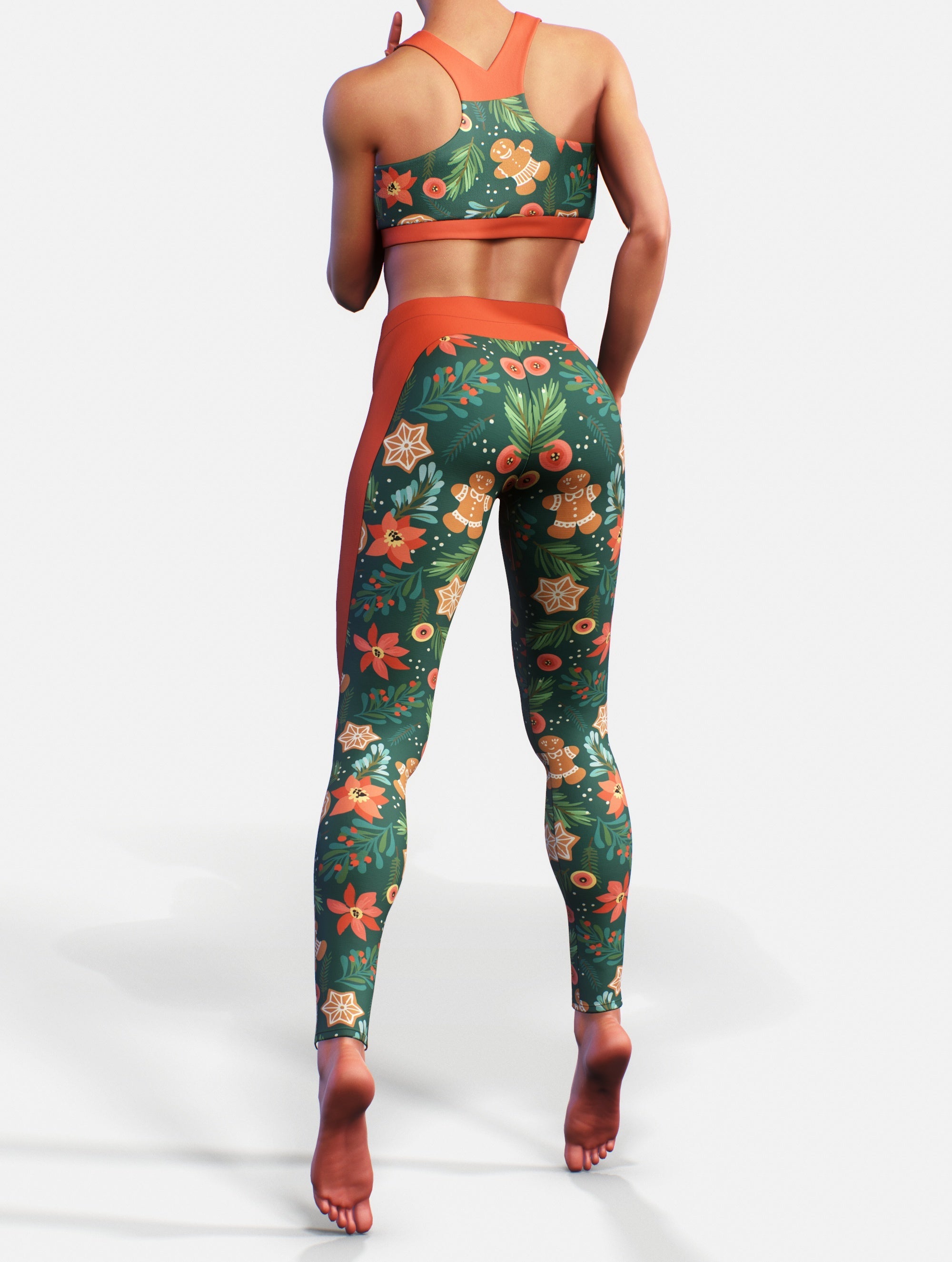 Christmas Tree Sportswear Set-Activewear Set-bootysculpted