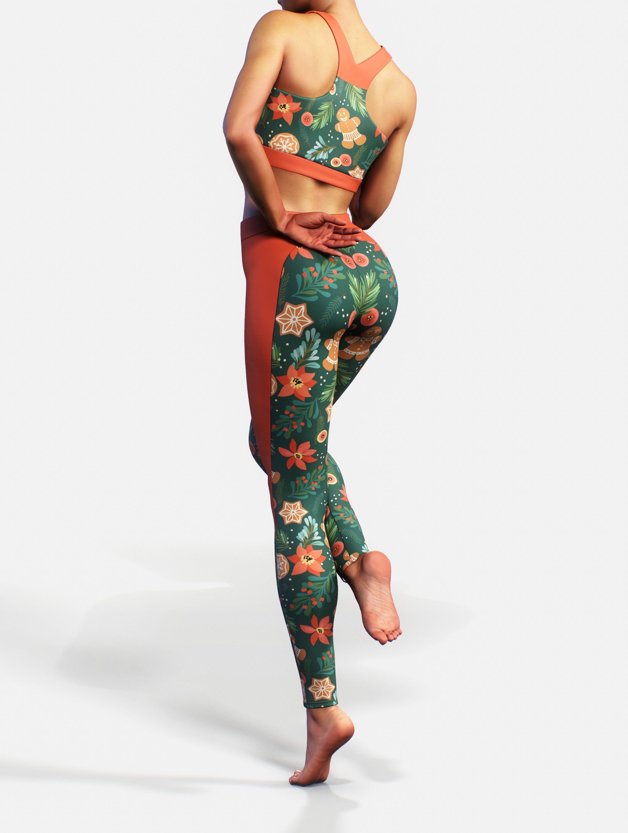 Christmas Tree Sportswear Set-Activewear Set-bootysculpted