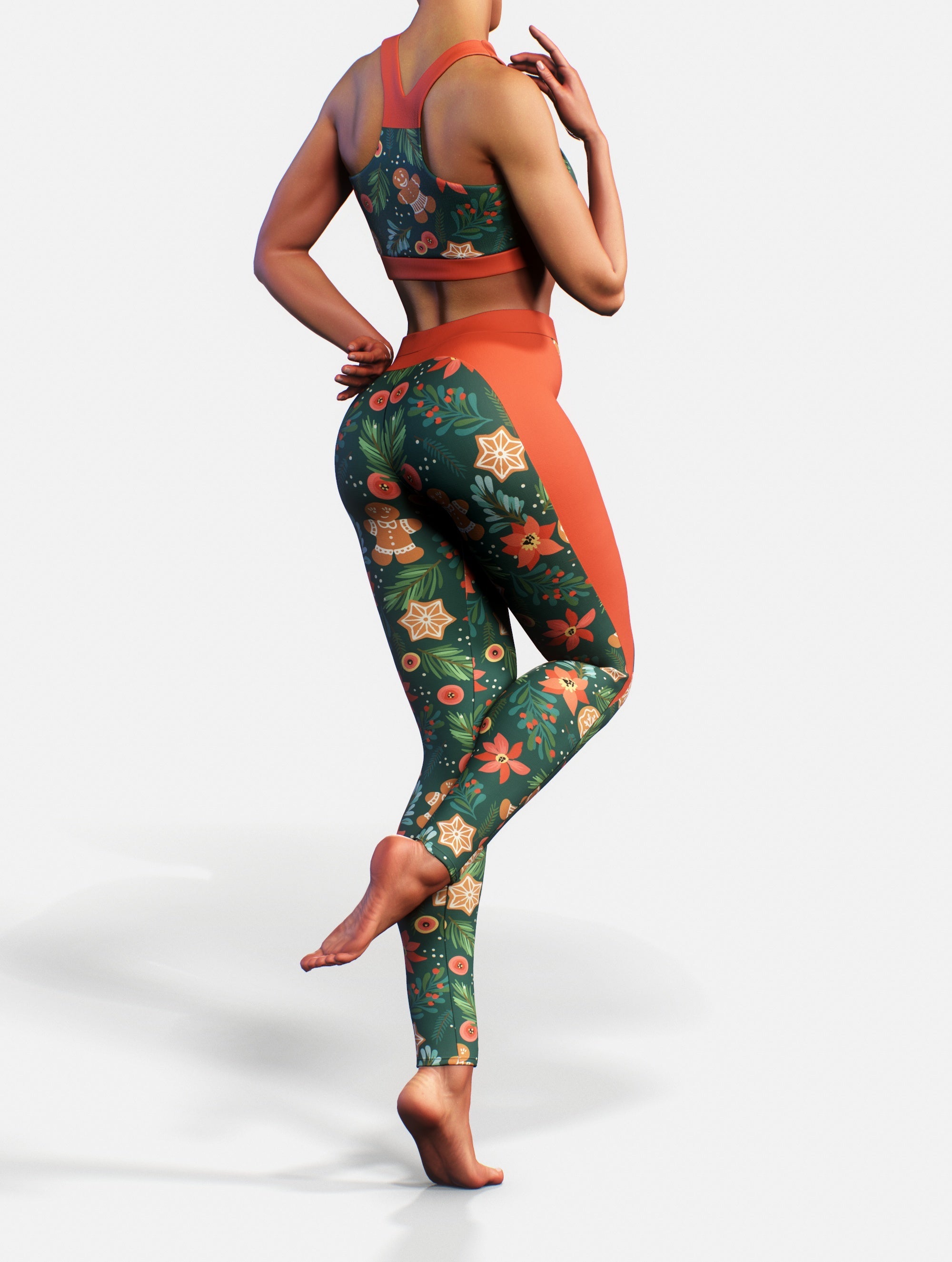 Christmas Tree Sportswear Set-Activewear Set-bootysculpted