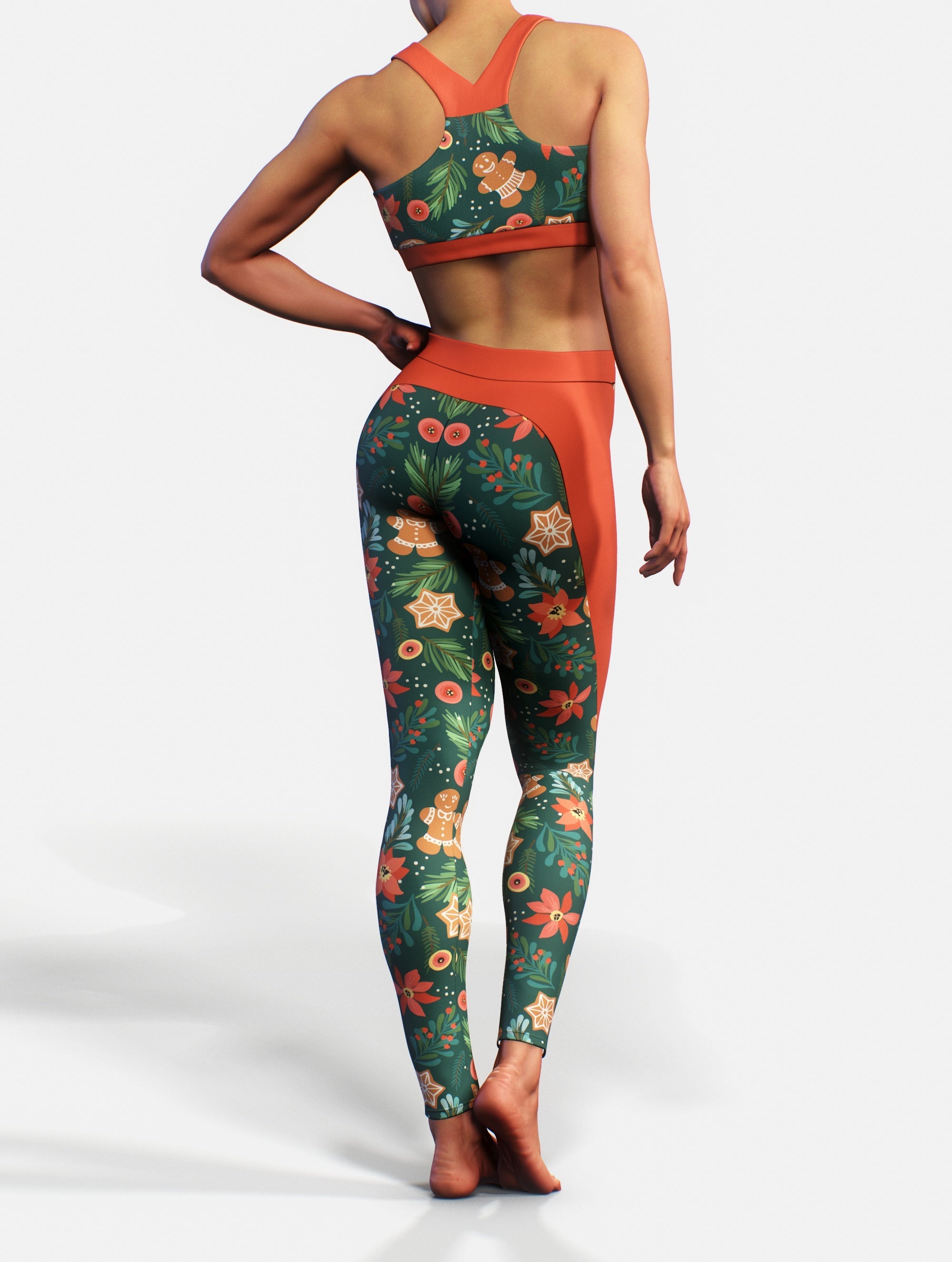 Christmas Tree Sportswear Set-Activewear Set-bootysculpted
