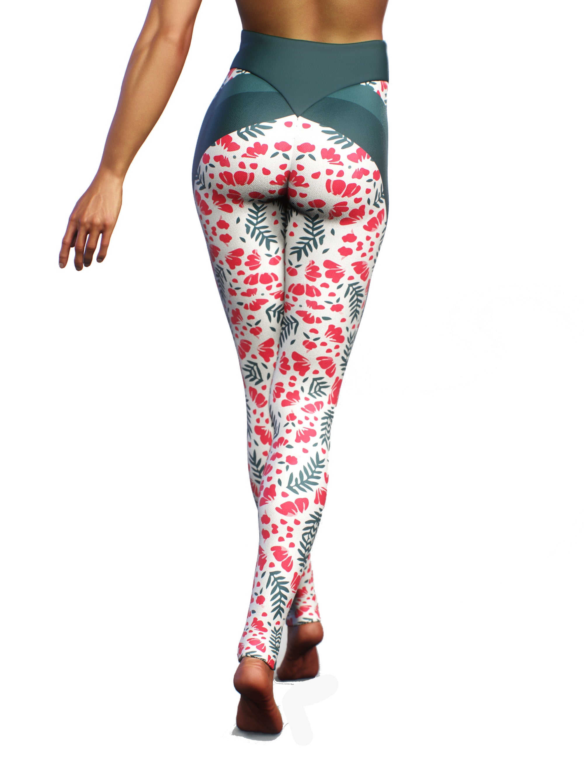 Compassion Christmas Tights-High waisted leggings-bootysculpted
