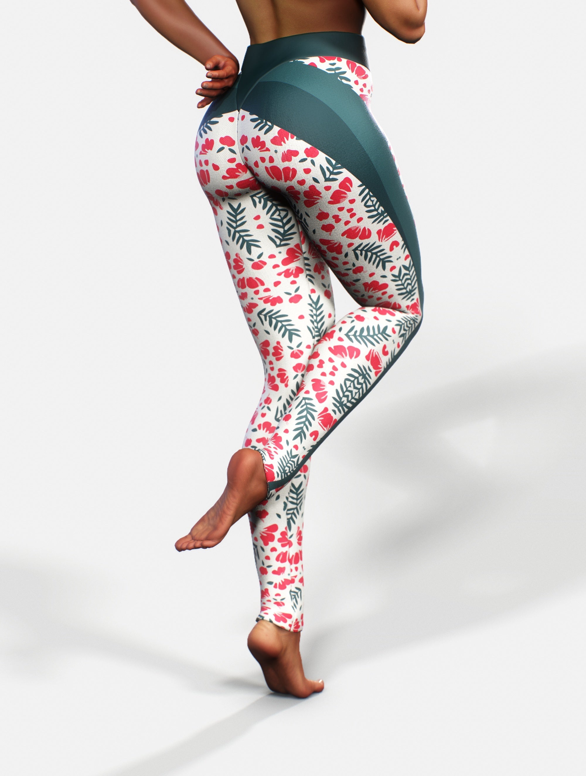 Compassion Christmas Tights-High waisted leggings-bootysculpted
