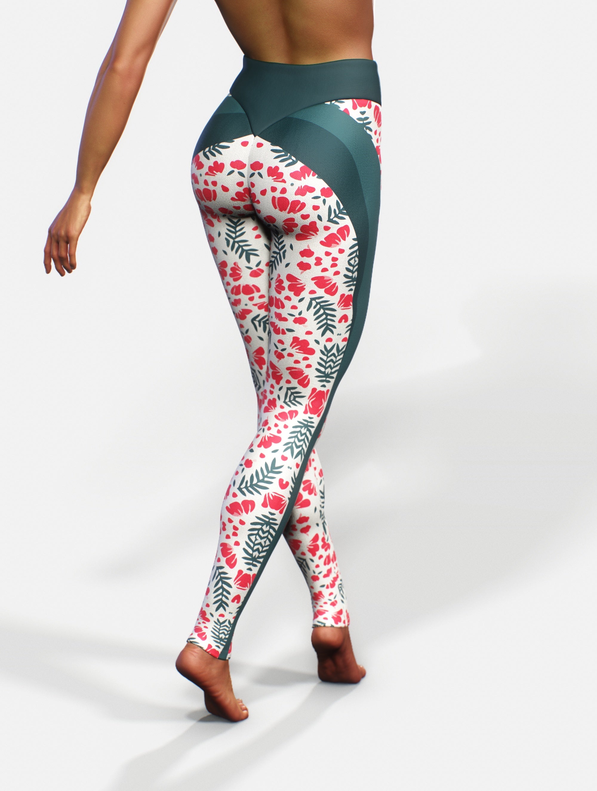 Compassion Christmas Tights-High waisted leggings-bootysculpted
