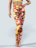 Coral Snakes Tights-High waisted leggings-bootysculpted