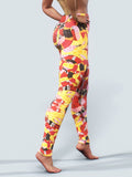 Coral Snakes Tights-High waisted leggings-bootysculpted