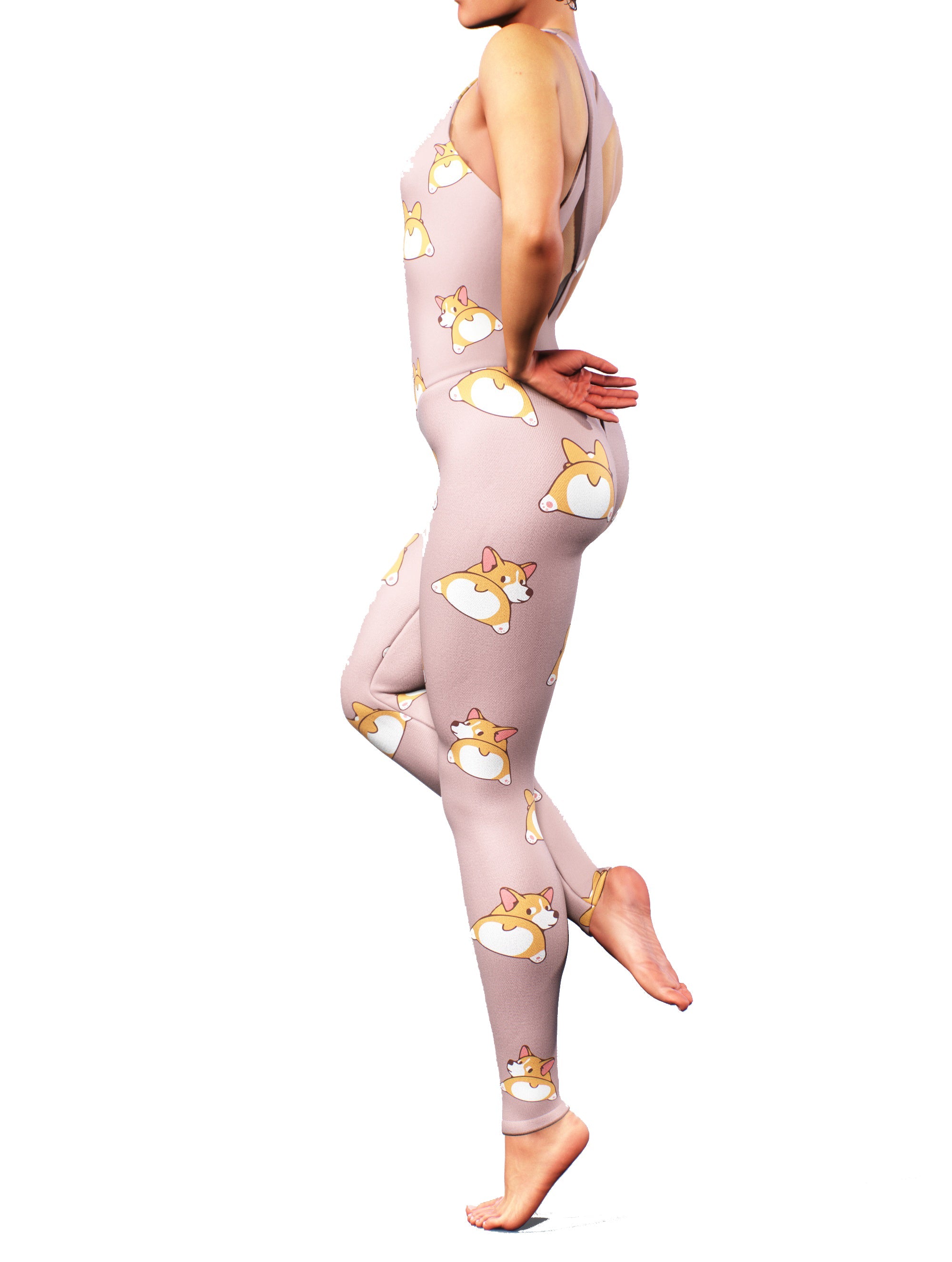 Corgi Fitness Unitard-unitard-bootysculpted