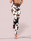 Cowhide Yoga Pants-High waisted leggings-bootysculpted
