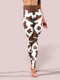 Cowhide Yoga Pants-High waisted leggings-bootysculpted