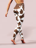 Cowhide Yoga Pants-High waisted leggings-bootysculpted