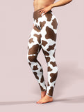 Cowhide Yoga Pants-High waisted leggings-bootysculpted