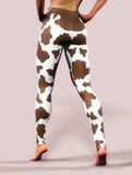 Cowhide Yoga Pants-High waisted leggings-bootysculpted