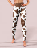 Cowhide Yoga Pants-High waisted leggings-bootysculpted