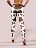 Cowhide Yoga Pants-High waisted leggings-bootysculpted