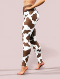 Cowhide Yoga Pants-High waisted leggings-bootysculpted