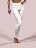 Cream Sweater Leggings-High waisted leggings-bootysculpted