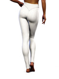 Cream Sweater Leggings-High waisted leggings-bootysculpted