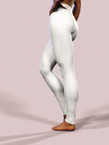 Cream Sweater Leggings-High waisted leggings-bootysculpted