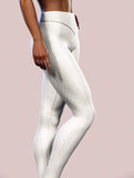 Cream Sweater Leggings-High waisted leggings-bootysculpted
