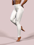 Cream Sweater Leggings-High waisted leggings-bootysculpted