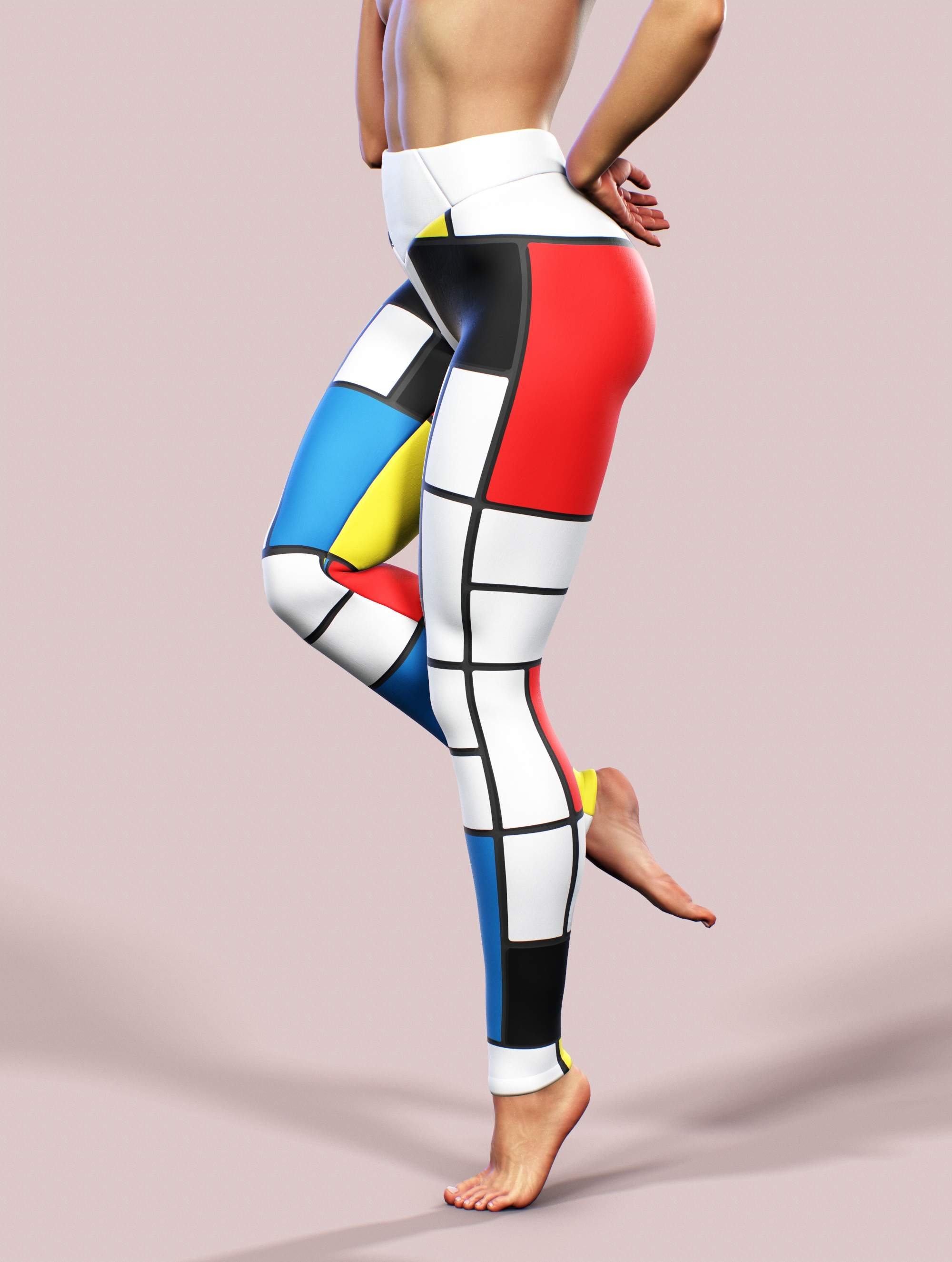 Cubism Love Leggings-High waisted leggings-bootysculpted