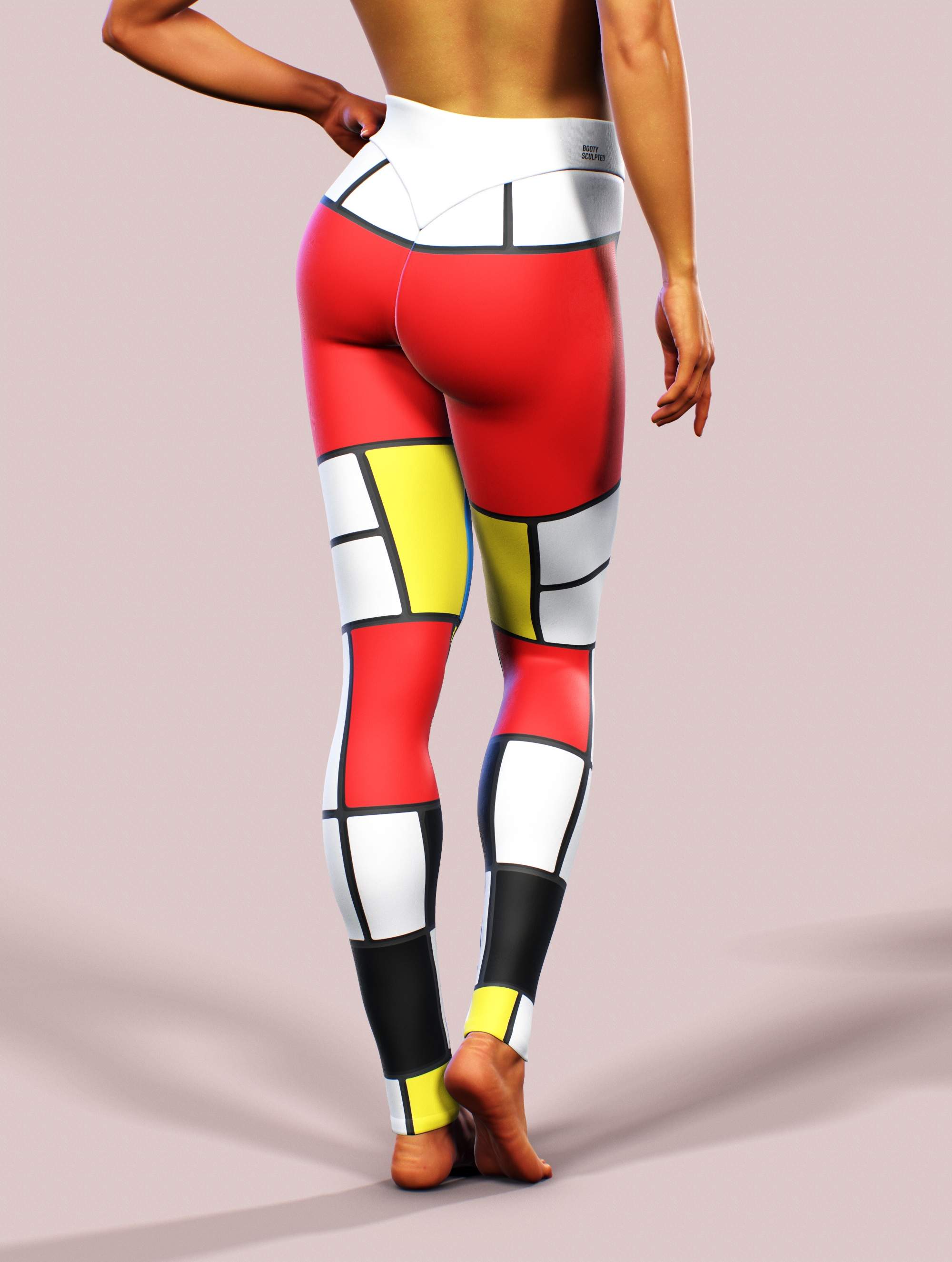 Cubism Love Leggings-High waisted leggings-bootysculpted