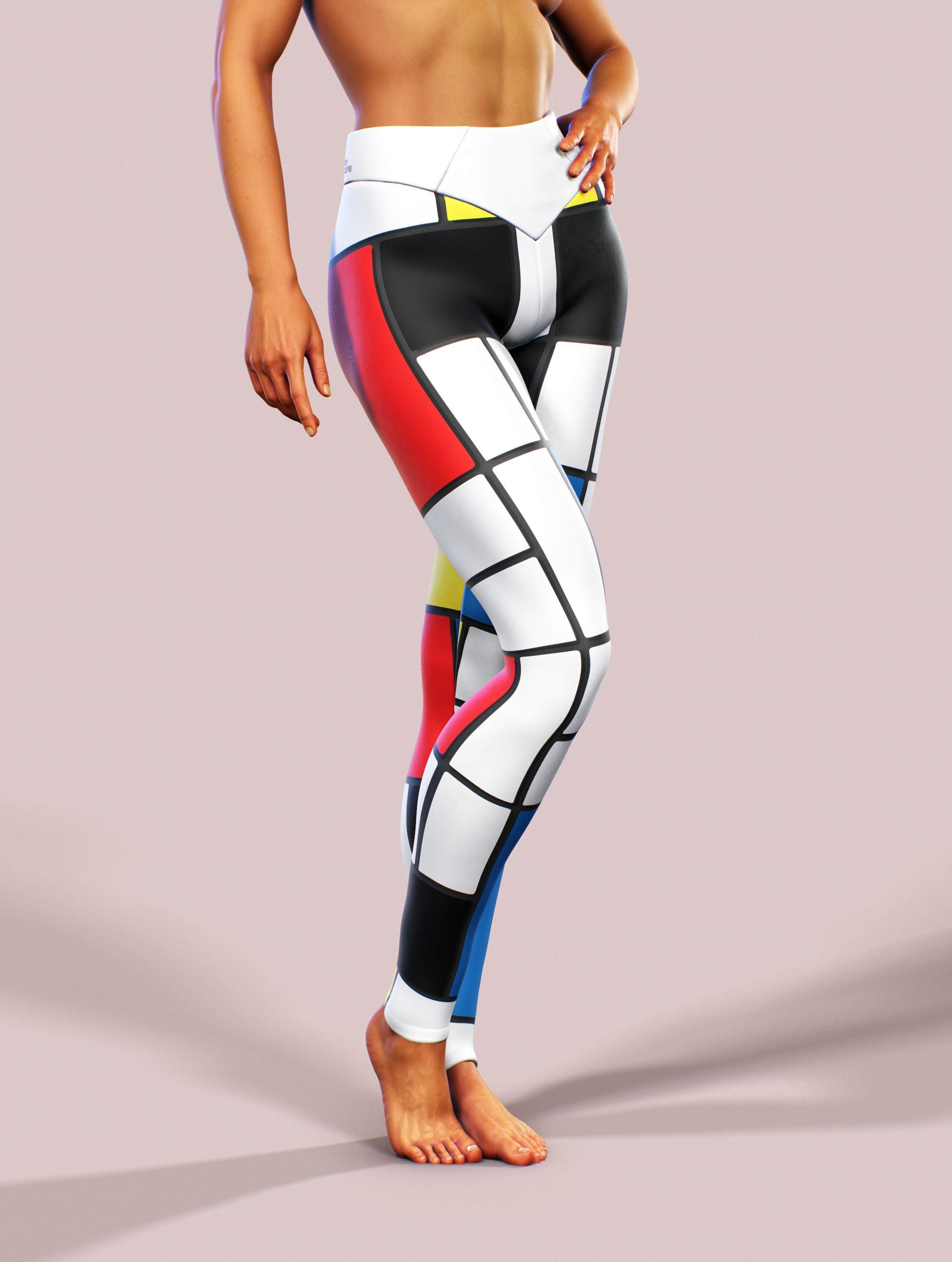 Cubism Love Leggings-High waisted leggings-bootysculpted