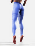 Curvy Blue Line Leggings-High waisted leggings-bootysculpted