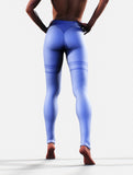 Curvy Blue Line Leggings-High waisted leggings-bootysculpted