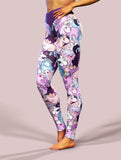 Curvy Unicorns Leggings-High waisted leggings-bootysculpted