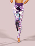 Curvy Unicorns Leggings-High waisted leggings-bootysculpted