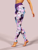 Curvy Unicorns Leggings-High waisted leggings-bootysculpted